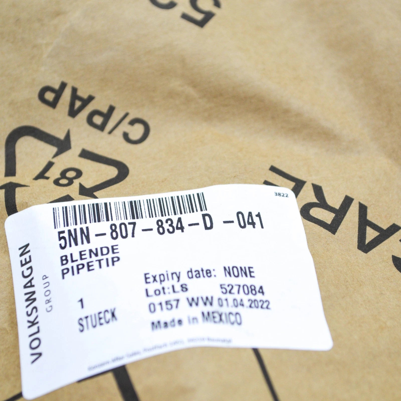 NEW VOLKSWAGEN TIGUAN AD REAR RIGHT EXHAUST TAILPIPE TRIM 5NN807834D041