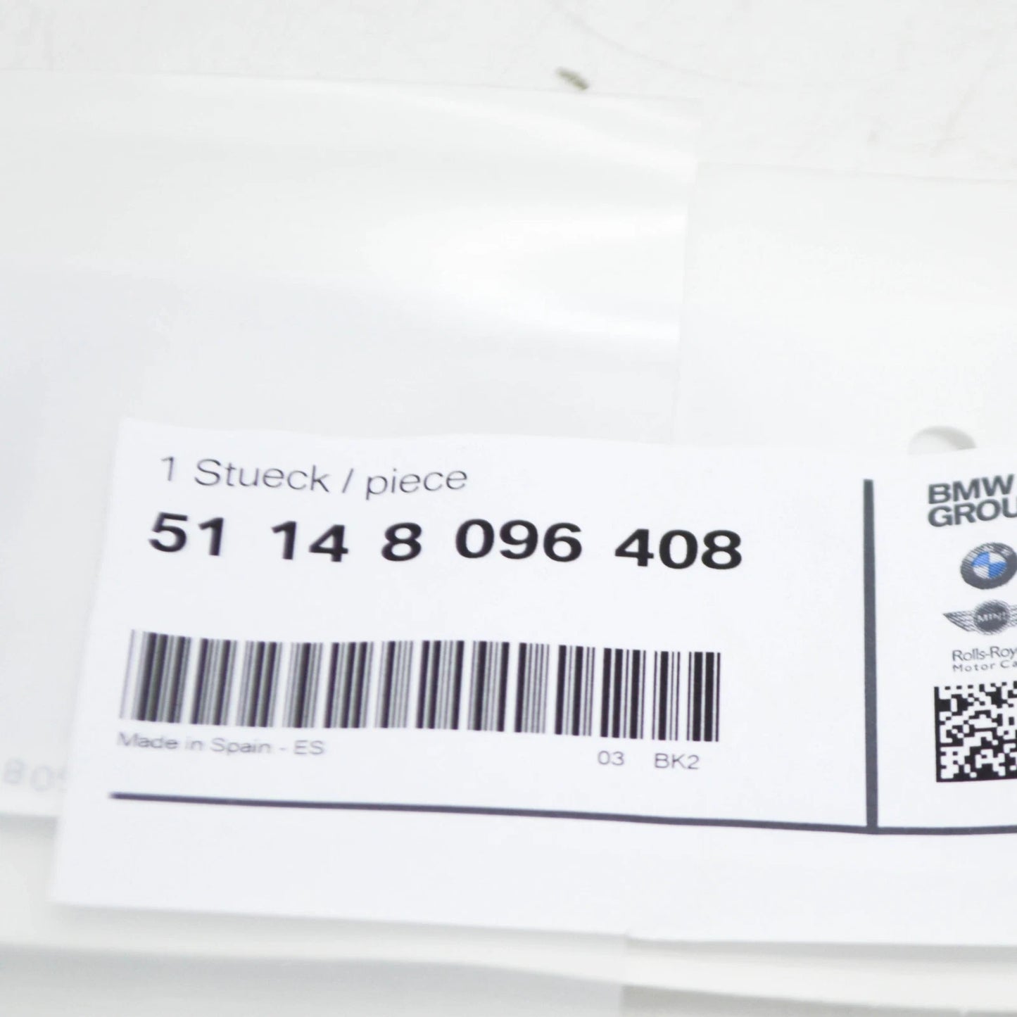 NEW BMW X5 M F95 REAR TRUNK BOOTLID BADGE 51148096408 8096408 ORIGINAL