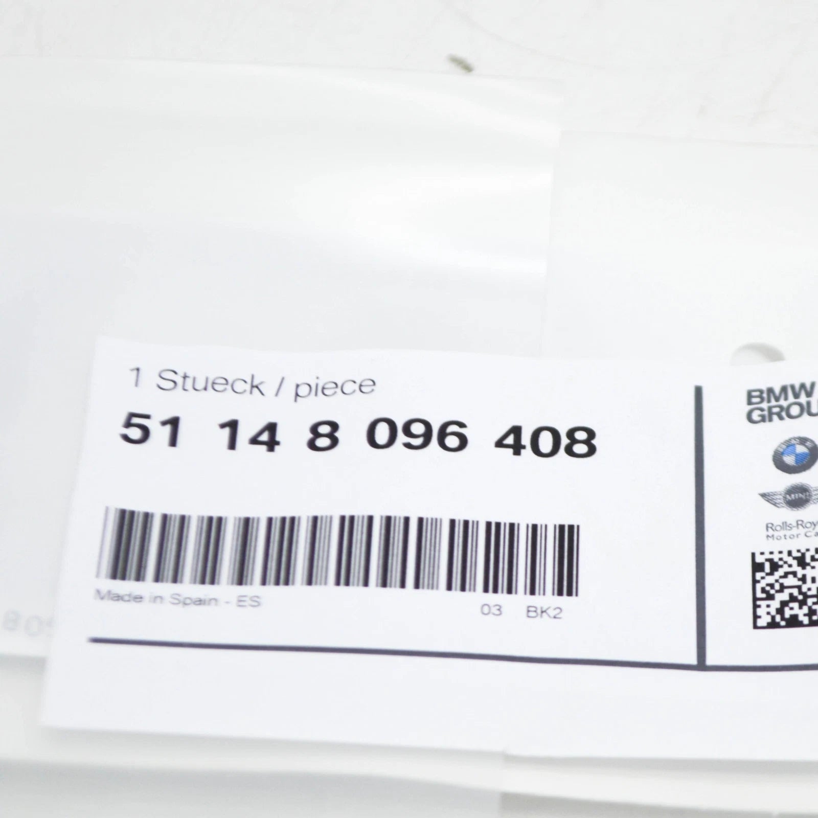 NEW BMW X5 M F95 REAR TRUNK BOOTLID BADGE 51148096408 8096408 ORIGINAL