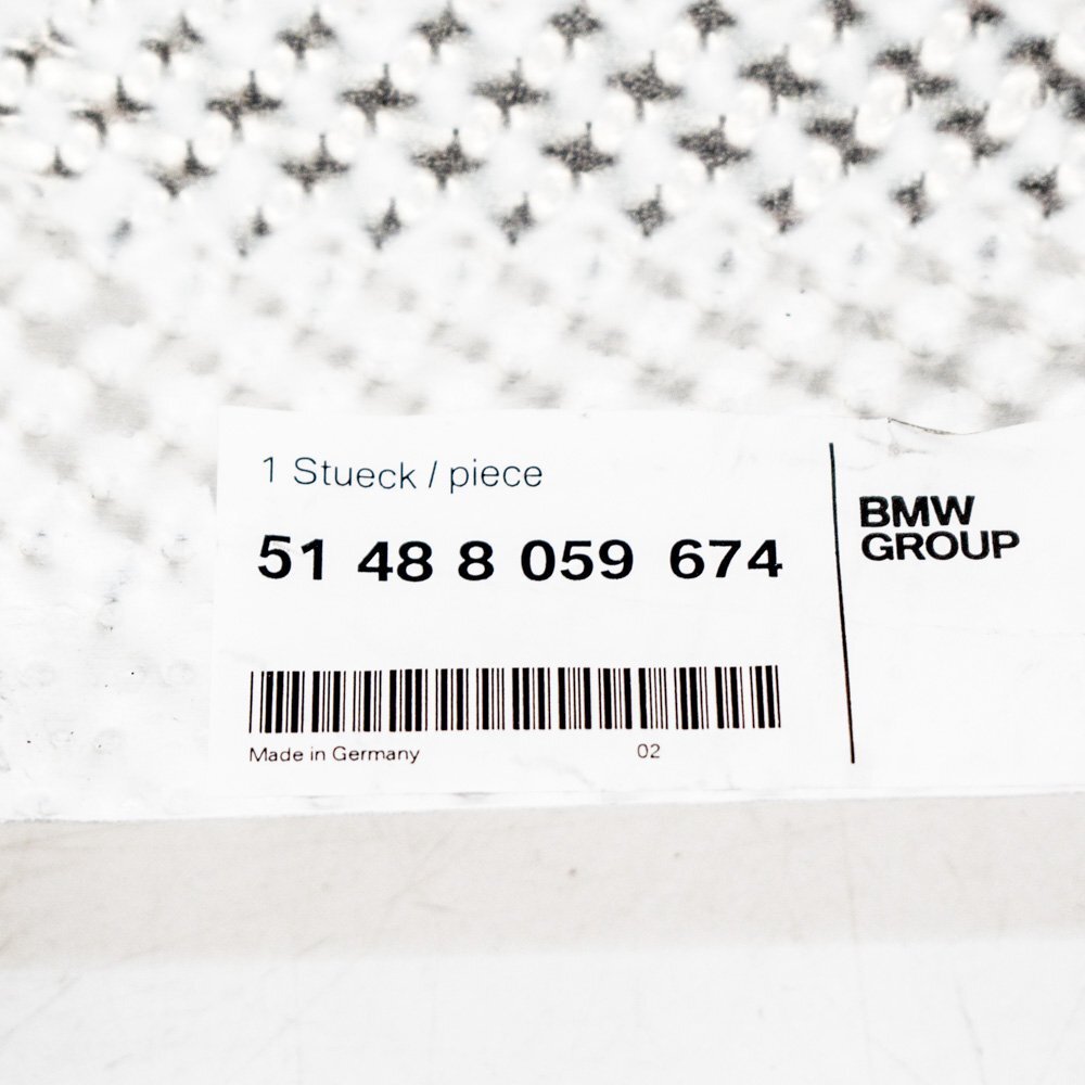 new bmw 3 f80 m3 3.0i 331kw rear muffler heat shield 51488059674 2016 original