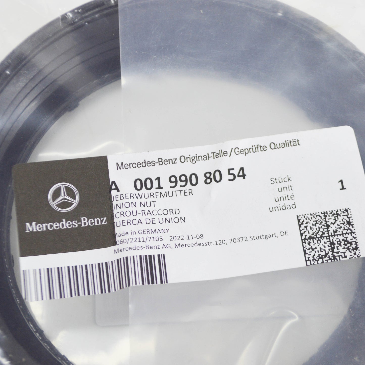 NEW MERCEDES-BENZ C W203 FUEL PUMP LOCK RING A0019908054 ORIGINAL