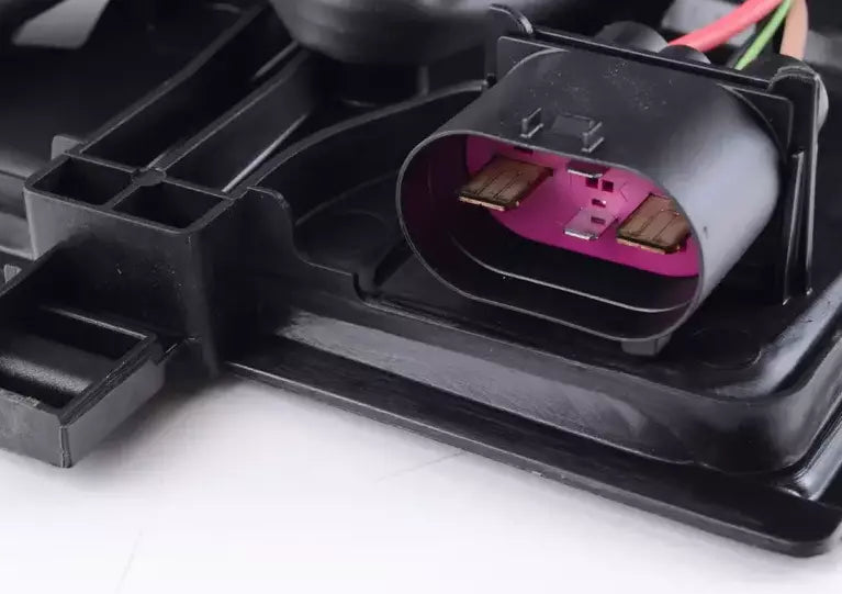 NEW AUDI Q2 ENGINE RADIATOR COOLING FAN WITH FAN RING 5Q0121203DE ORIGINAL