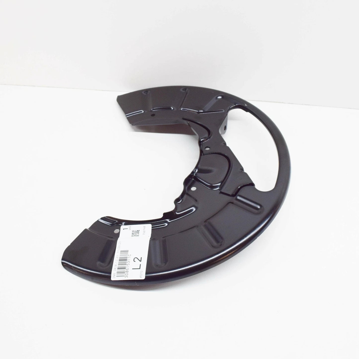 NEW VW PHAETON GP4 FRONT LEFT BRAKE DISC COVER PLATE 3D0615311C