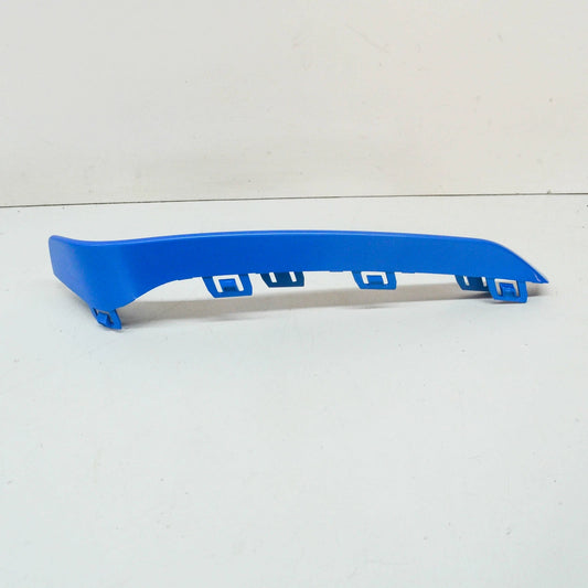 NEW BMW I3 I01 FRONT BUMPER LEFT TRIM BLUE 51117491119 ORIGINAL