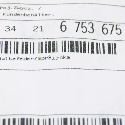 NEW BMW E90 E92 E61 REAR BRAKE ANTI RATTLE CLIP 34216753675 ORIGINAL