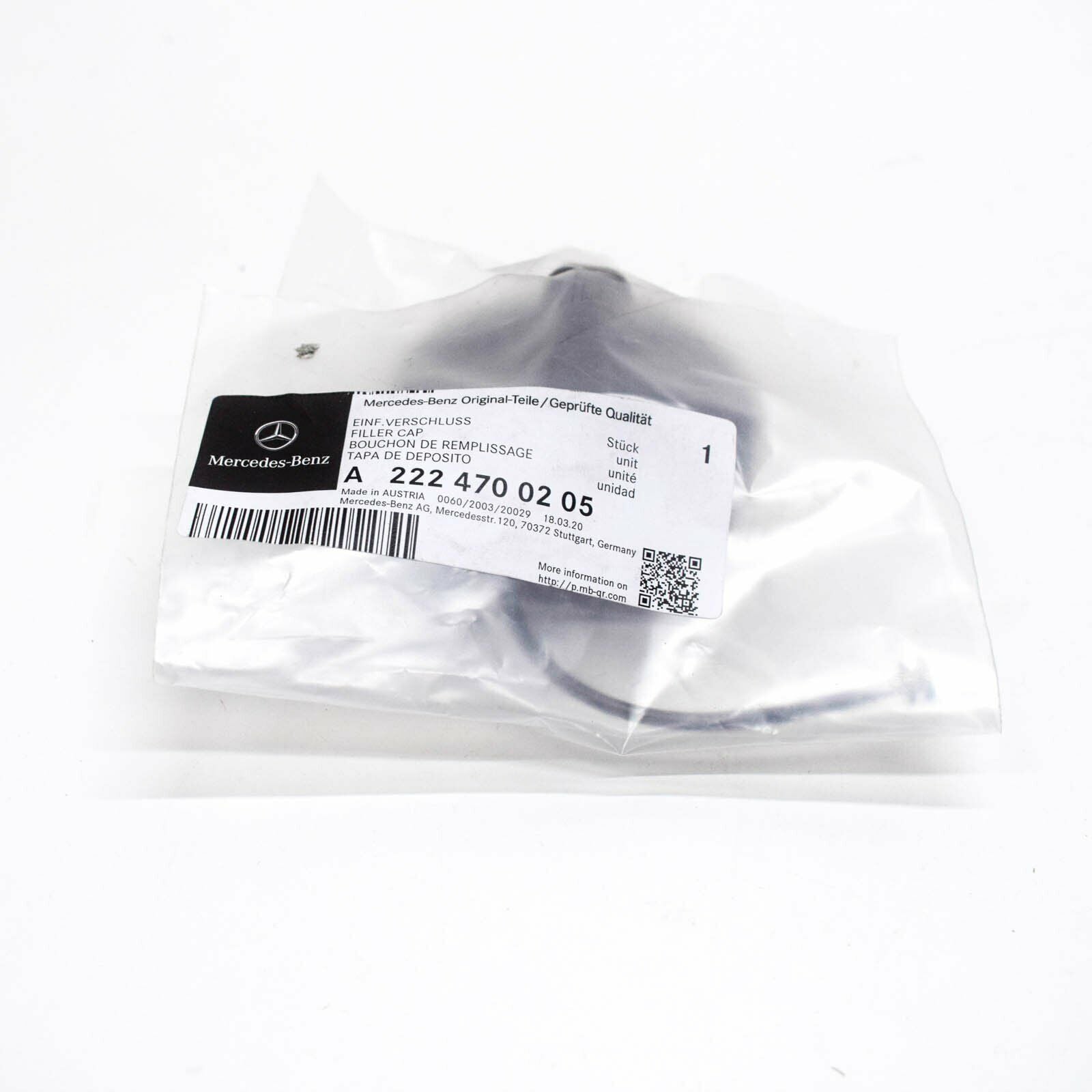 NEW MERCEDES-BENZ S W222 FUEL TANK CAP A2224700205 ORIGINAL