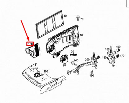 NEW MERCEDES-BENZ ML W166 AIR INTAKE HOSE A2760906282