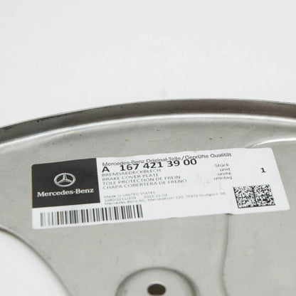 NEW MERCEDES-BENZ GLE W167 FRONT LEFT BRAKE DISC PROTECTION A1674213900 ORIGINAL
