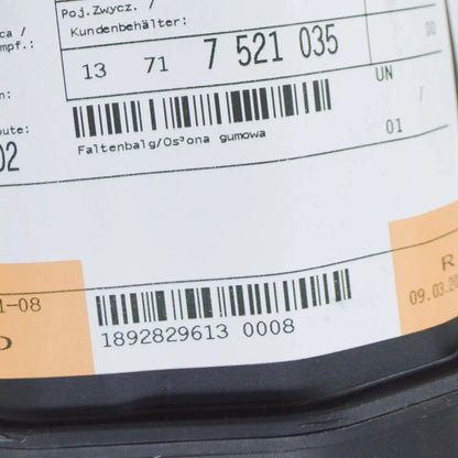 NEW BMW 5 E60 INTAKE SILENCER RUBBER BOOT 13717521035 7521035 ORIGINAL