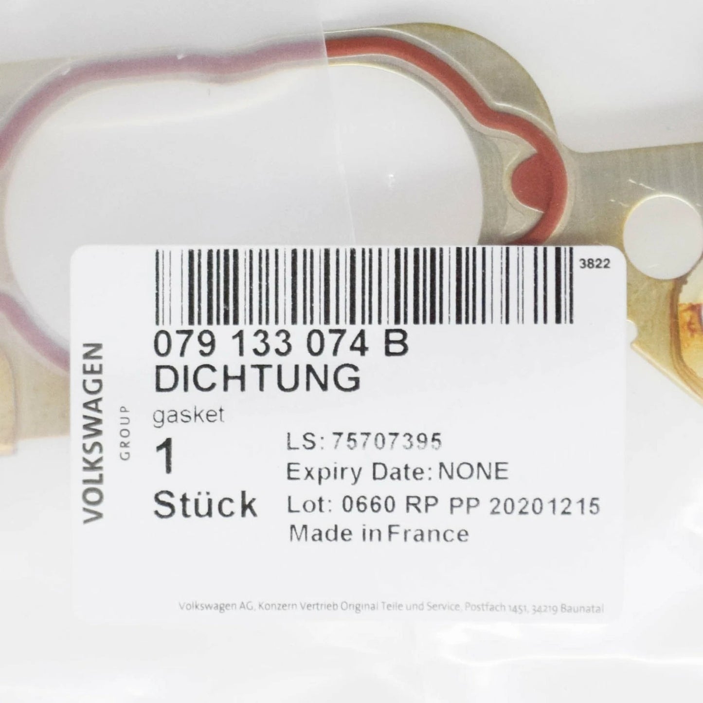 NEW AUDI R8 INTAKE MANIFOLD GASKET 079133074B 4.2 PETROL