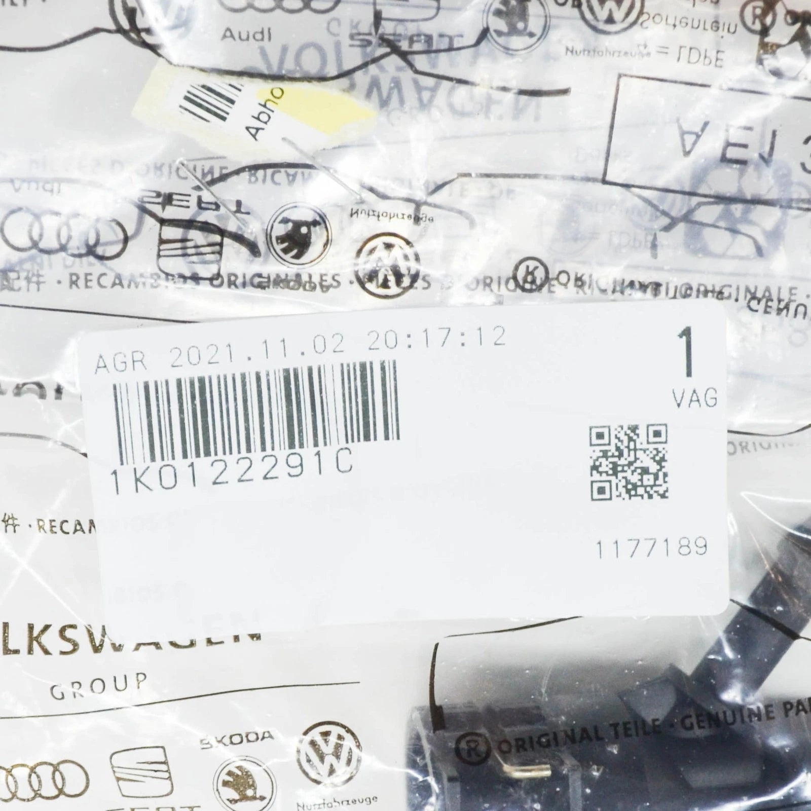 NEW AUDI Q3 8U HEATER HOSE CONNECTOR 1K0122291C ORIGINAL