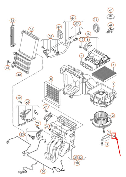 NEW VOLKSWAGEN GOLF 5G MK7 HEATER BLOWER FAN CONTROL 5Q0907521E