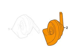 NEW MERCEDES BENZ GLE C292 LOW HORN SIGNAL FANFARE A0005424204