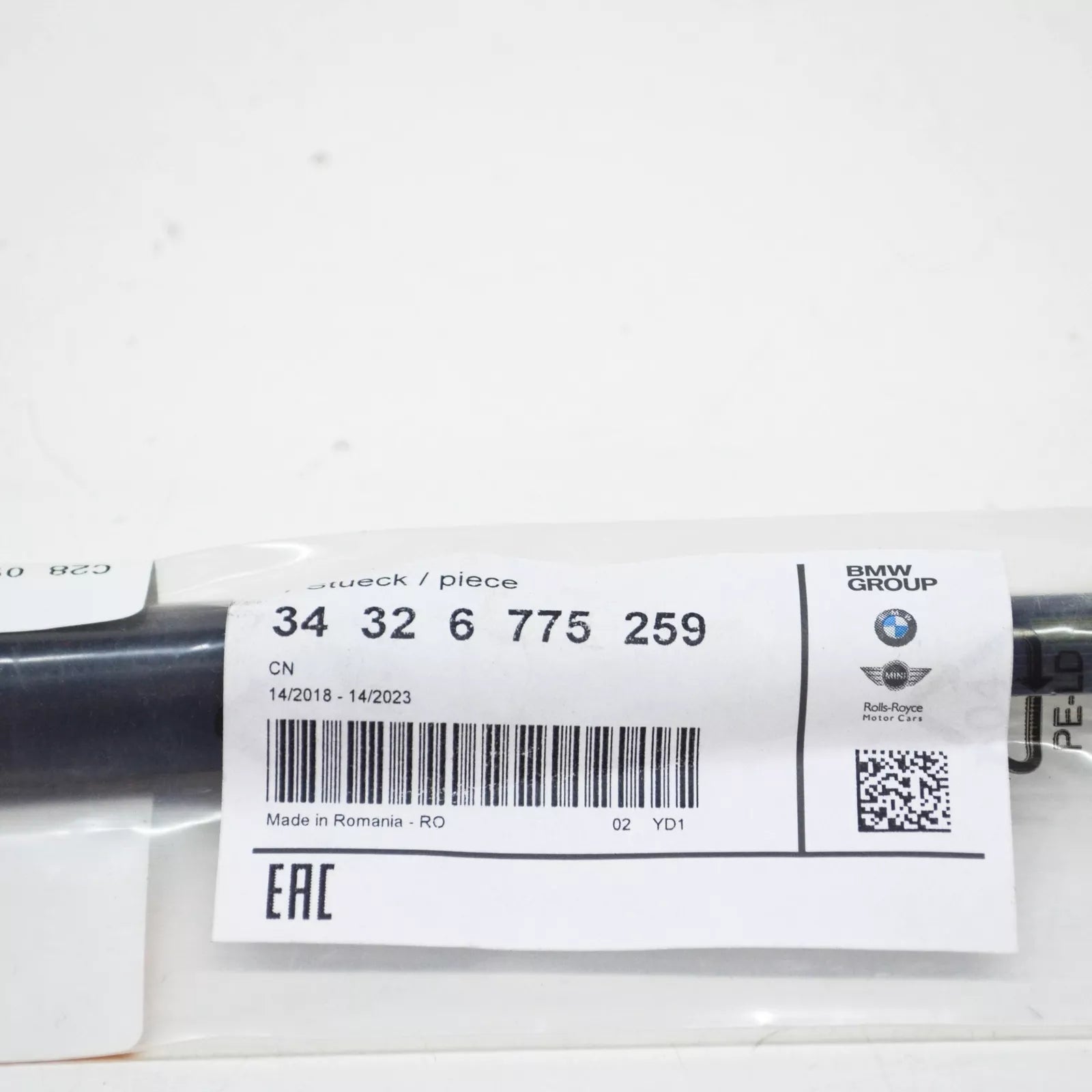 NEW BMW 5 F10 REAR BRAKE HOSE 34326775259 6775259 ORIGINAL