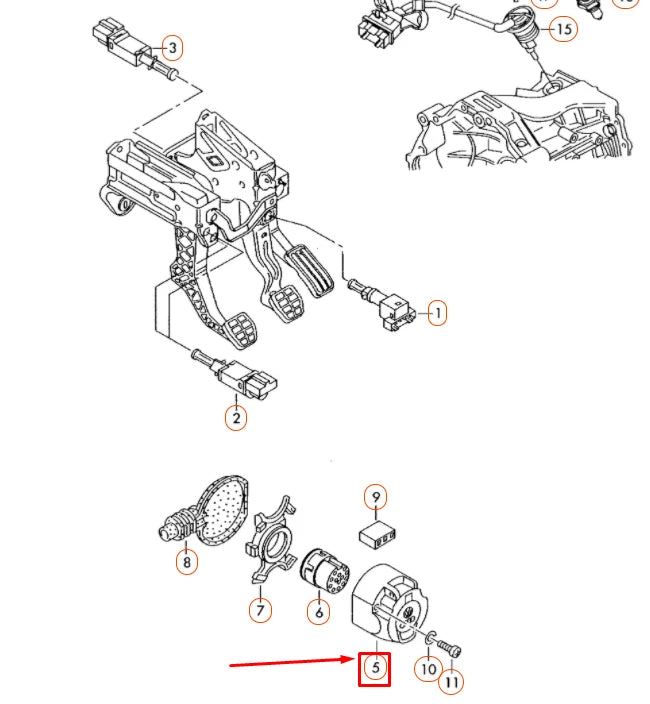 NEW AUDI A4 B7 TRAILER COUPLING SOCKET HOUSING 1J0945505A ORIGINAL