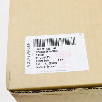 NEW AUDI A6 C8 FRONT RIGHT DOOR MIRROR COVER LHD 4N1857528GRU ORIGINAL