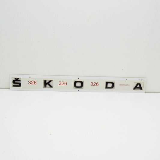 new skoda karoq nu rear tailgate lettering 565853687g041 original