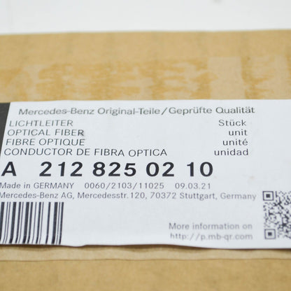 NEW MERCEDES-BENZ E W212 FRONT RIGHT DOOR OPTICAL FIBER A2128250210 ORIGINAL