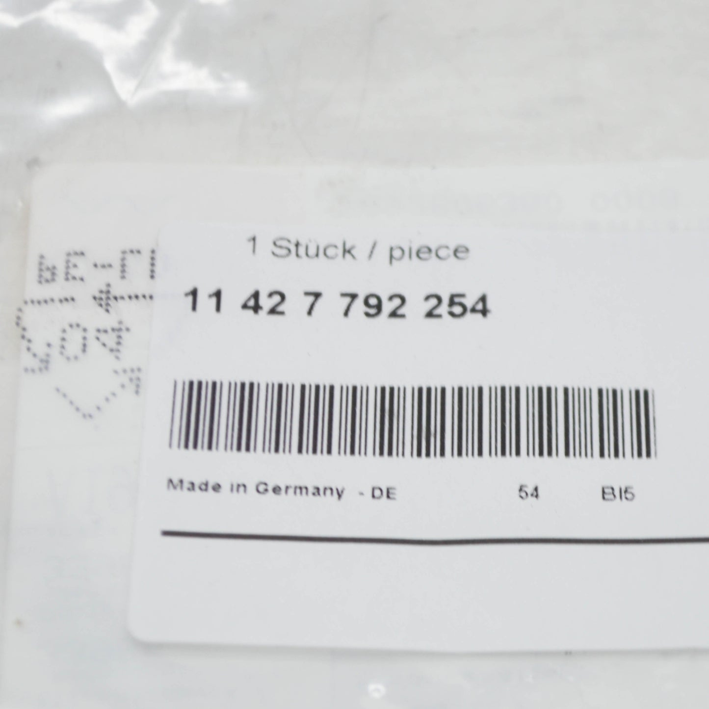 new bmw x5 e70 turbocharger oil line gasket 7792254 11427792254 original