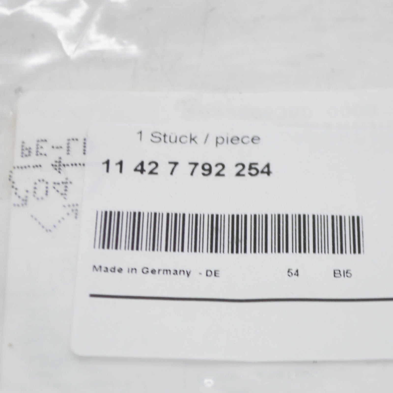new bmw x5 e70 turbocharger oil line gasket 7792254 11427792254 original