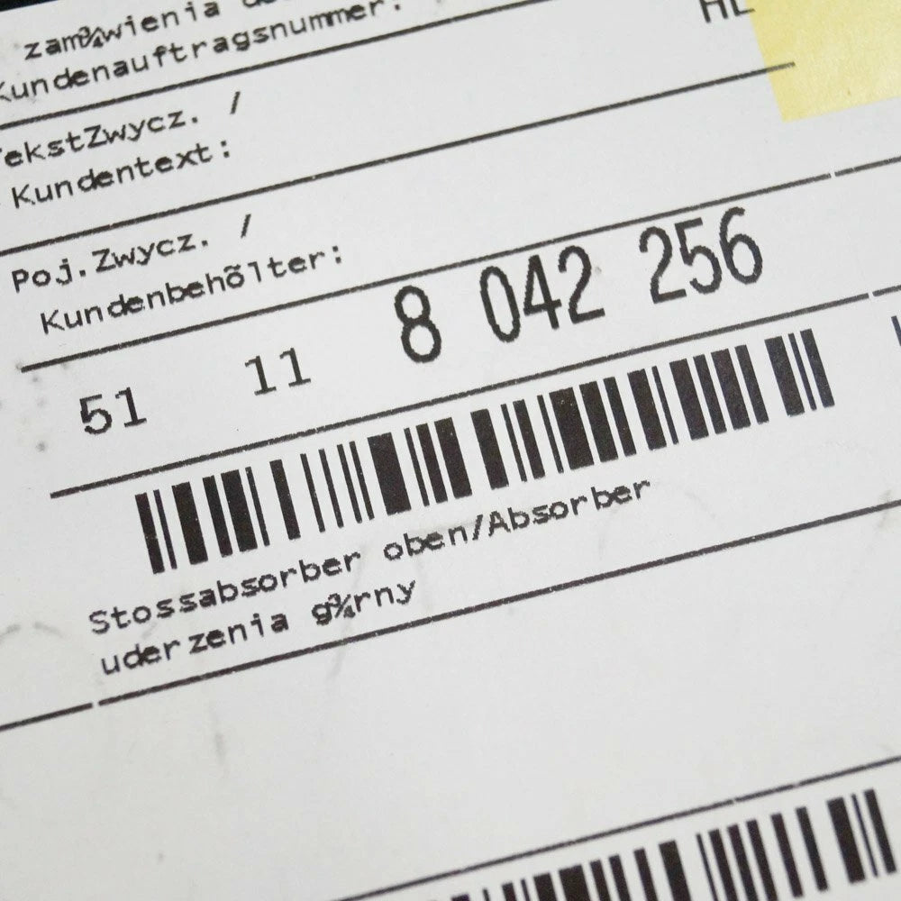 NEW BMW 7 F01 M FRONT BUMPER FOAM 51118042256 8042256 ORIGINAL