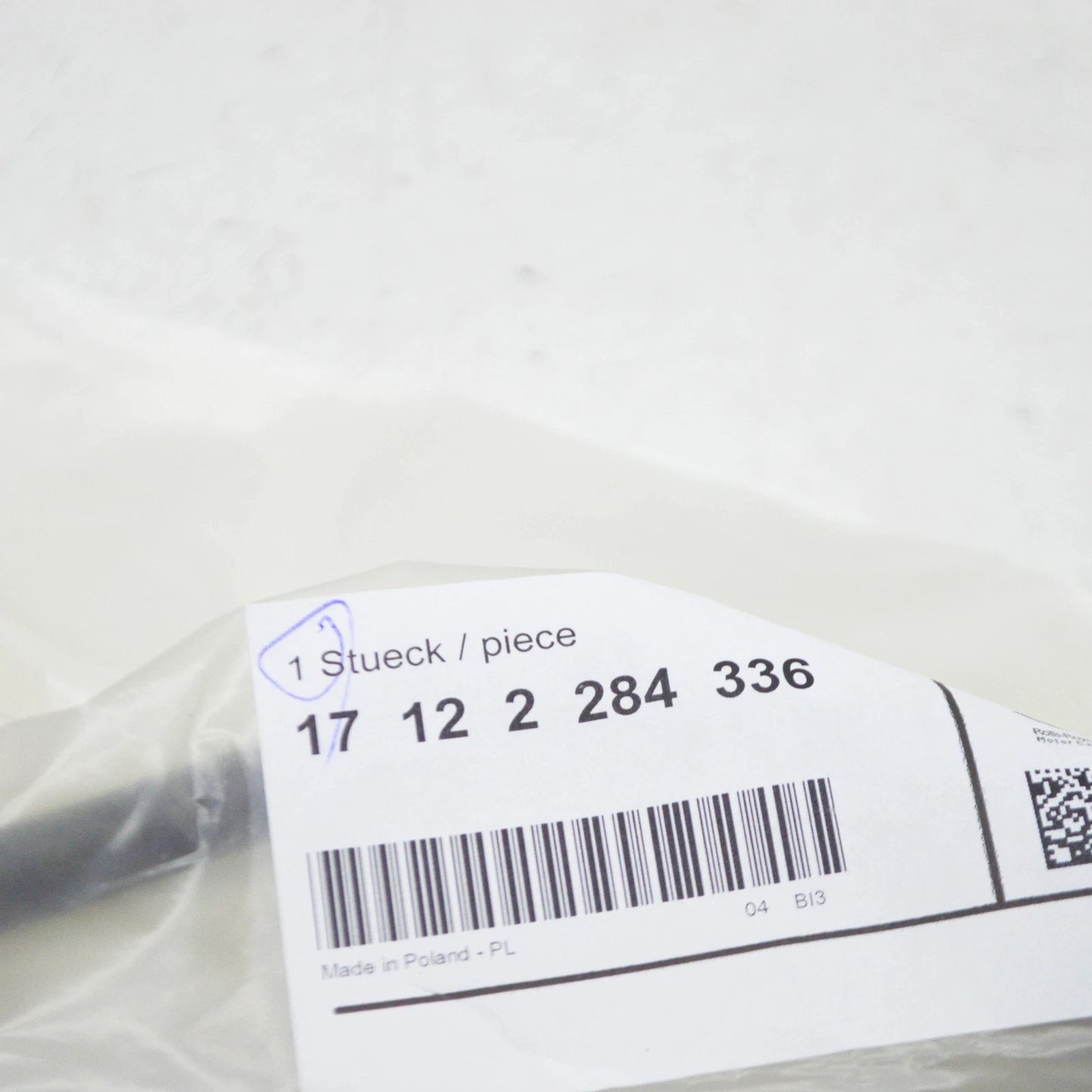 NEW BMW M5 F10 ENGINE COOLANT VENT HOSE PIPE 17122284336 ORIGINAL