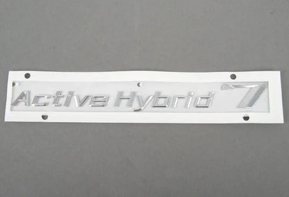 NEW BMW HYBRID 7 F01 REAR LEFT EMBLEM BAGDE 51147346553 7346553 ORIGINAL