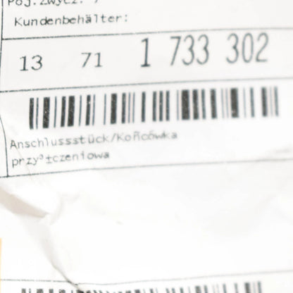 NEW BMW 8 E31 INTAKE HOSE TUBE 13711733302 850CI ORIGINAL