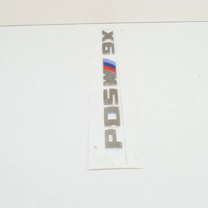NEW BMW F16 SAC TRUNK LID X6M50D EMBLEM BADGE LOGO SIGN 8059012 51148059012