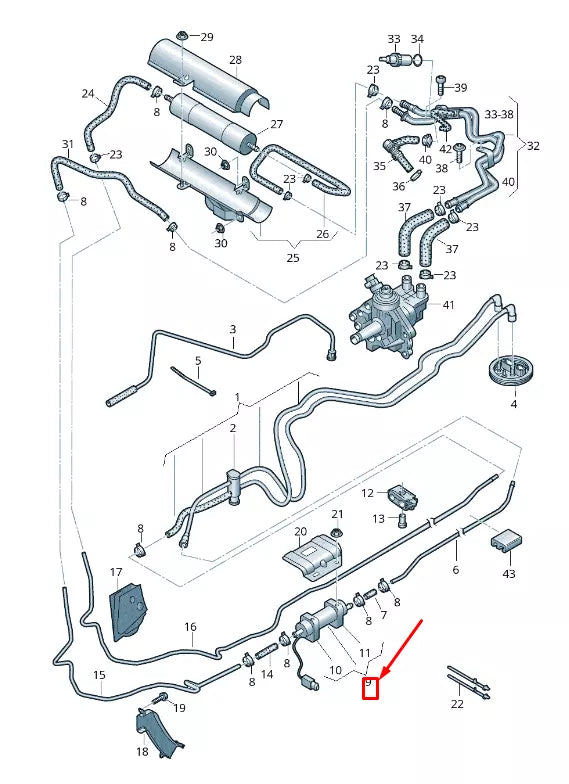 NEW AUDI A6 AVANT C6 FUEL PUMP 4F0906089C ORIGINAL