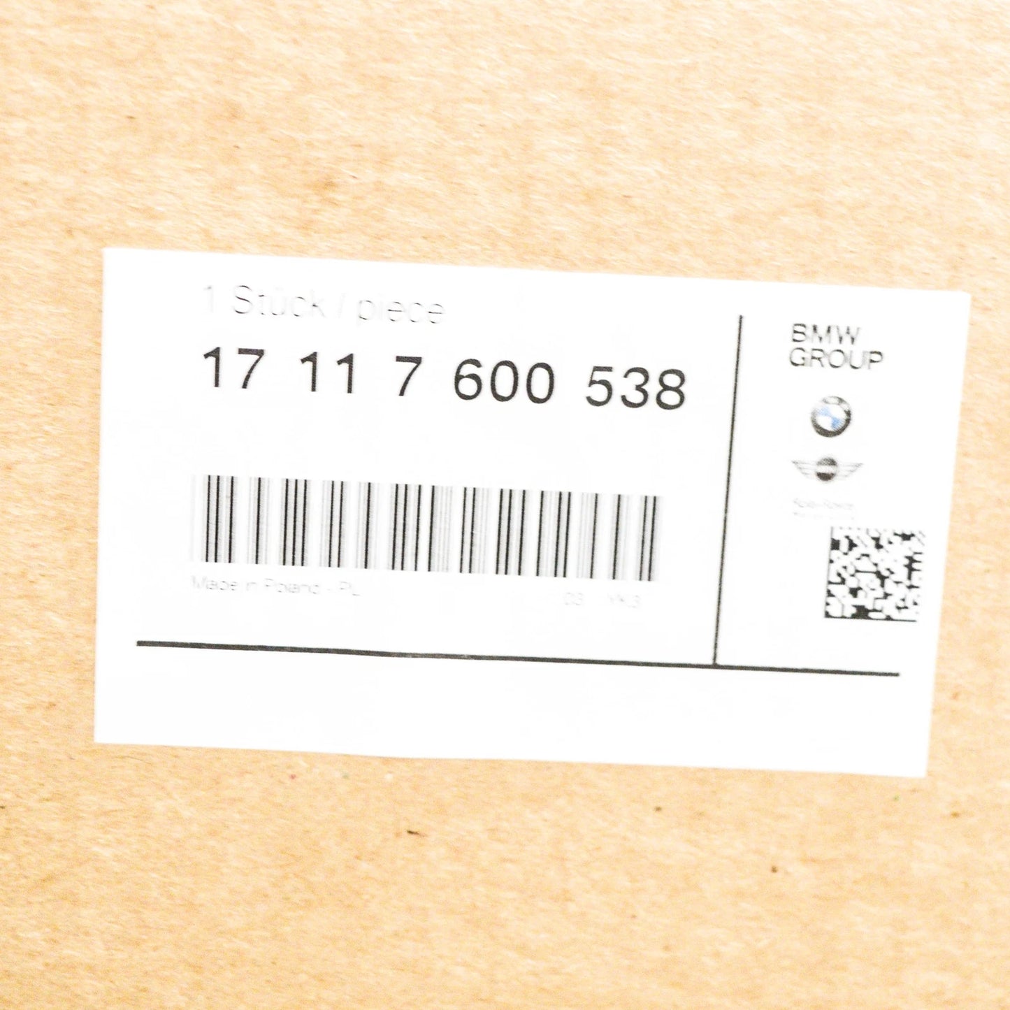 NEW BMW 3 F30 RADIATOR RIGHT MODULE CARRIER 17117600538 7600538 ORIGINAL