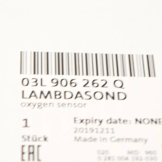 NEW AUDI A3 8V LAMBDA OXYGEN SENSOR 03L906262Q 2.0TDI OEM