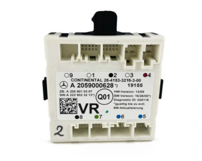 NEW MERCEDES-BENZ GLC X253 FRONT LEFT DOOR CONTROL UNIT A2059000628 ORIGINAL