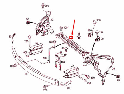 NEW MERCEDES-BENZ C W204 FRONT CENTRAL STIFFENING A2046200272 ORIGINAL