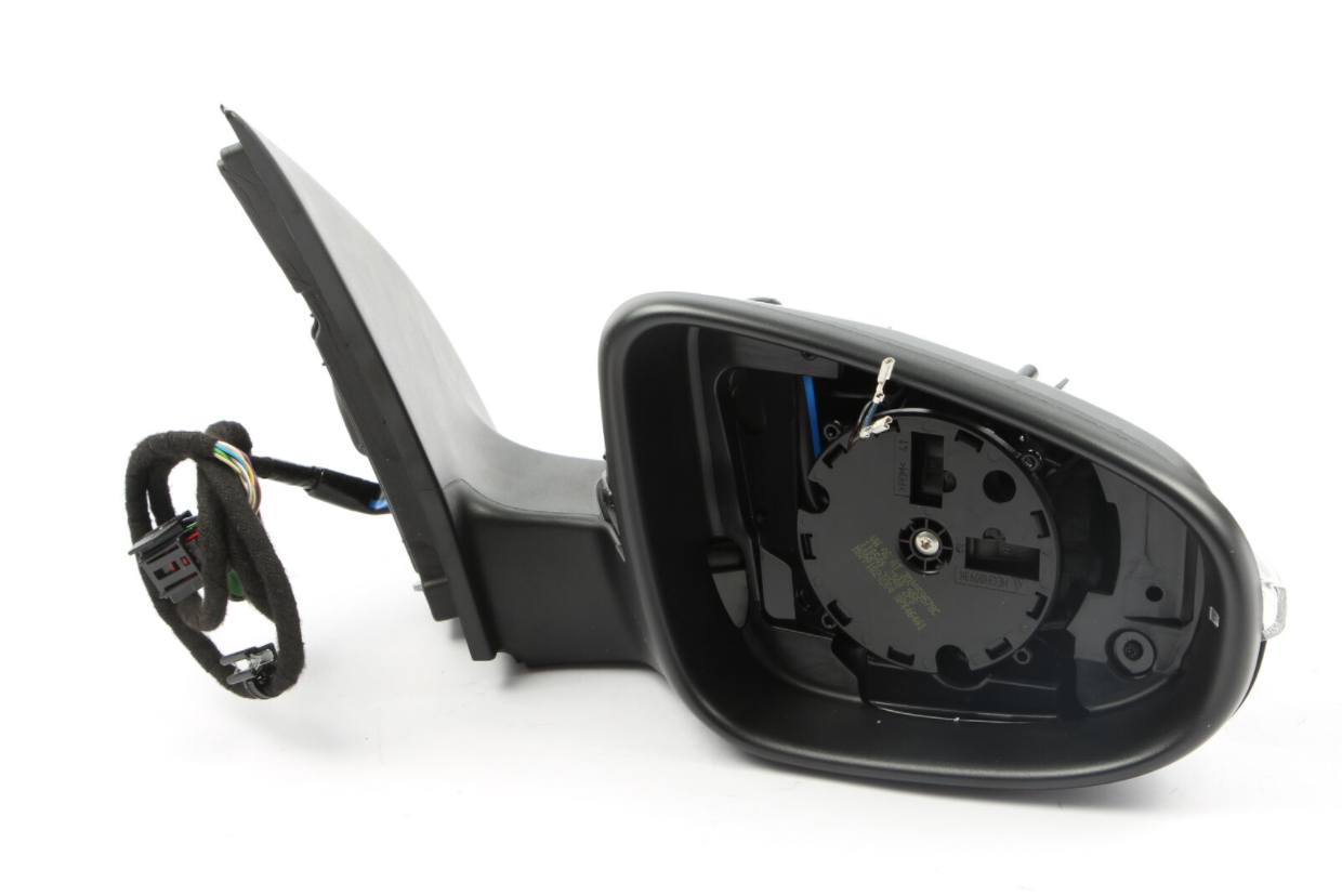new vw golf vi 5k mk6 front right side wing mirror lhd 5k0857508af9b9 original