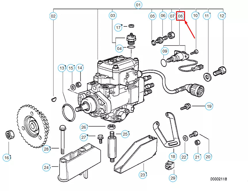 NEW BMW 5 E34 SOLENOID VALVE FOR INJECTION ADJUSTER 13512247401 2247401 ORIGINAL