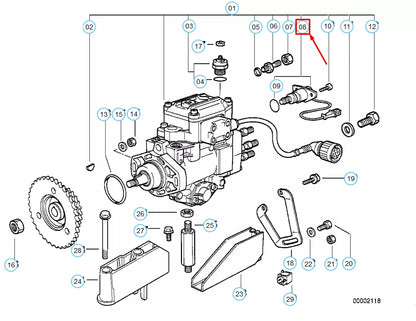 NEW BMW 5 E34 SOLENOID VALVE FOR INJECTION ADJUSTER 13512247401 2247401 ORIGINAL