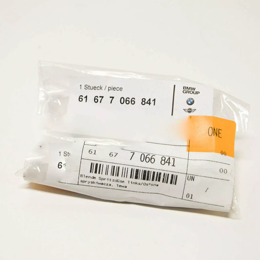 NEW BMW 3 E46 LEFT HEADLIGHT WASHER COVER 61677066841 ORIGINAL