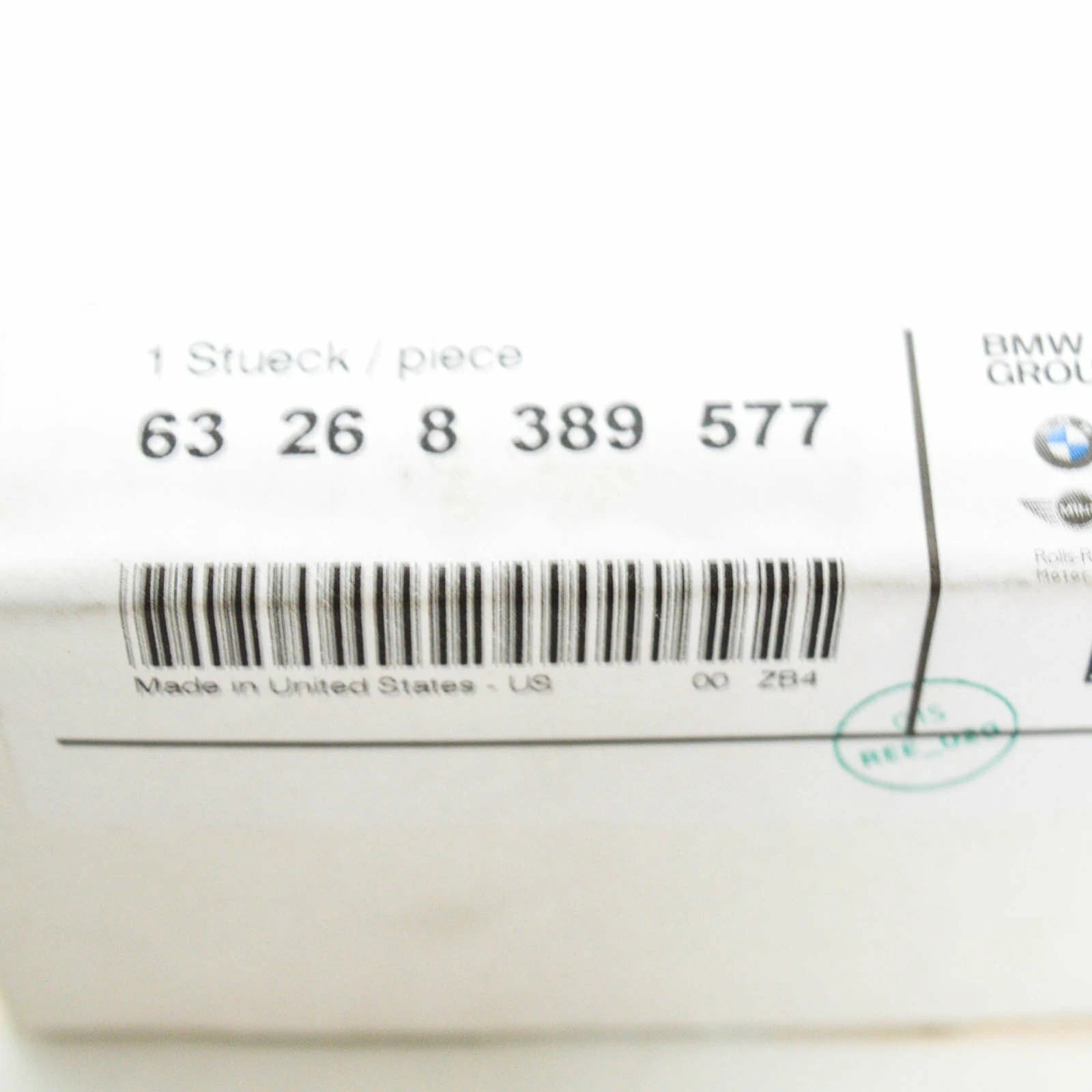 NEW BMW Z3 E36 REAR LICENSE PLATE LIGHT 63268389577