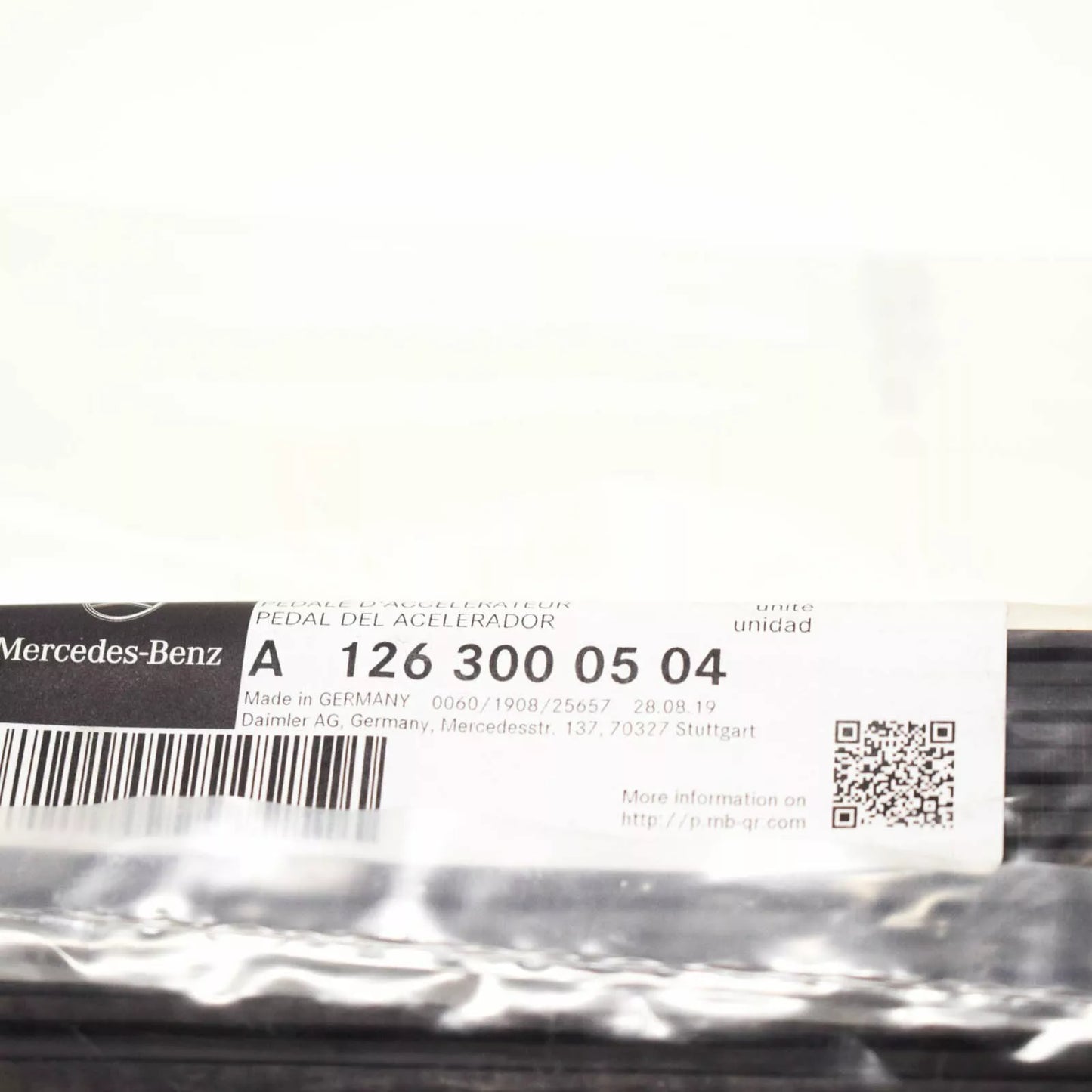 NEW MERCEDES-BENZ E-CLASS W124 ACCELERATOR PEDAL A1263000504 LHD