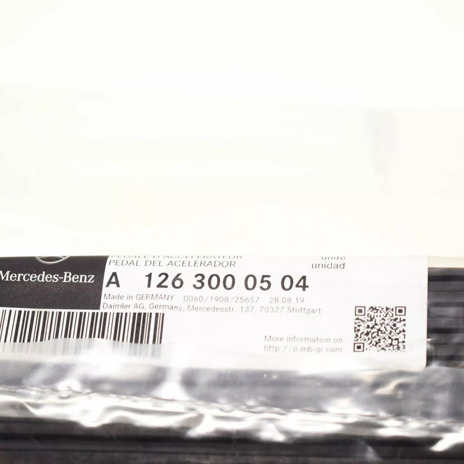 NEW MERCEDES-BENZ E-CLASS W124 ACCELERATOR PEDAL A1263000504 LHD