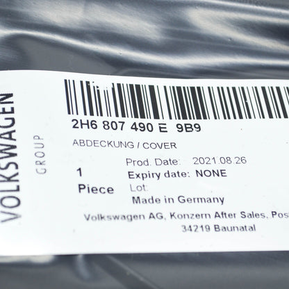 NEW VOLKSWAGEN AMAROK FRONT RIGHT FOG LIGHT GRILLE 2H6807490E9B9 ORIGINAL