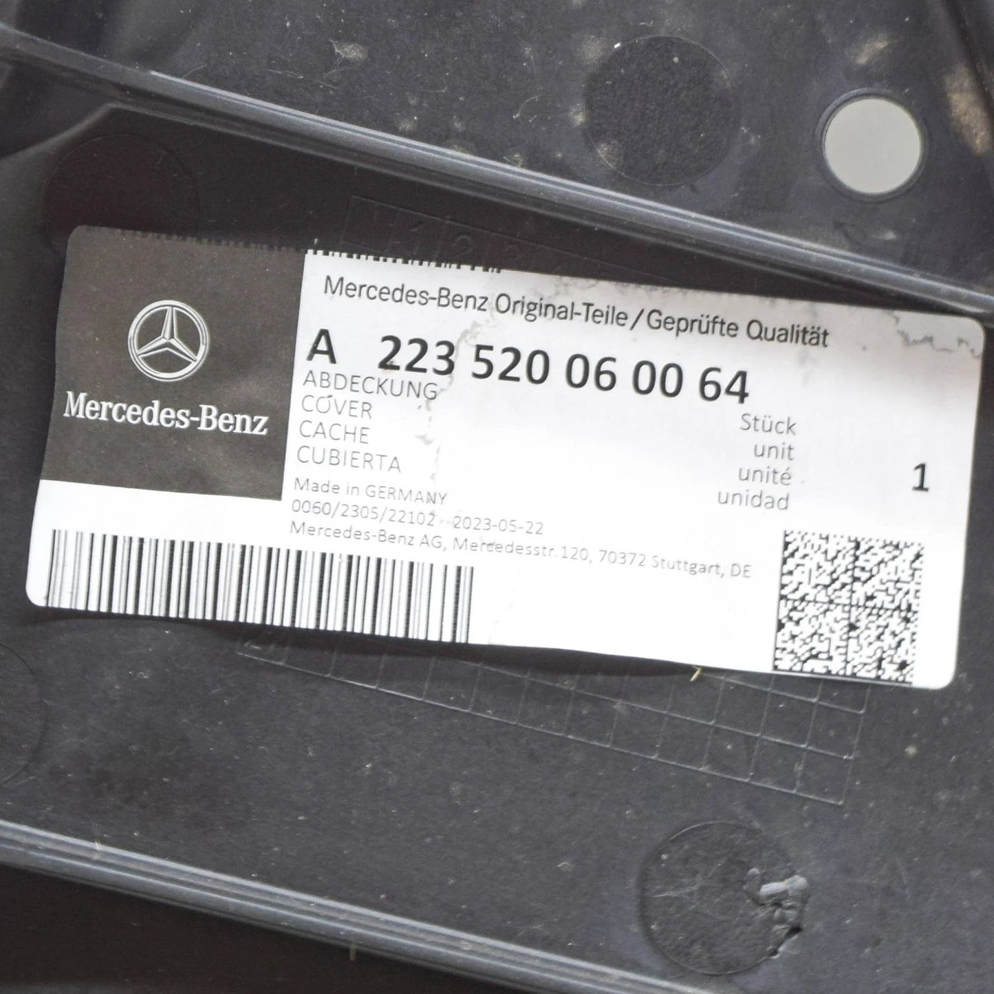 NEW MERCEDES-BENZ S W223 FRONT RIGHT FENDER LINER COVER A223520060064 ORIGINAL