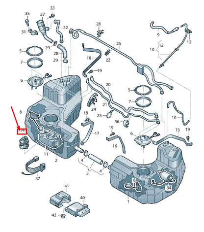 NEW AUDI R8 4S RIGHT FUEL PUMP 4S0201444B ORIGINAL
