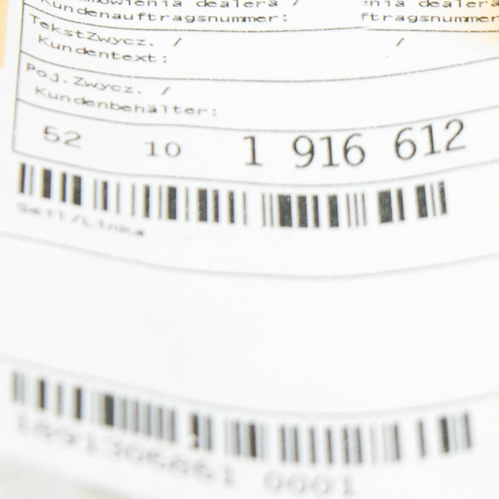 NEW BMW 3 E30 FRONT SEAT UNLOCKING ROPE 52101916612 1916612