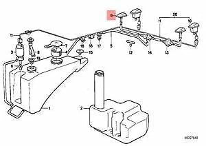 NEW BMW E24 E28 E30 COUPE SALOON SPRAY INJECTOR 1369870 61661369870 ORIGINAL