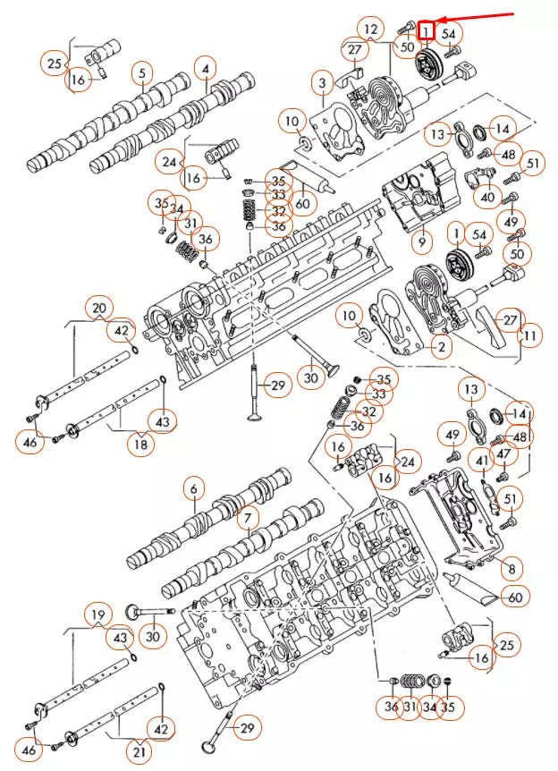 NEW AUDI A4 B7 ENGINE CAMSHAFT ADJUSTER UNIT 079109087N ORIGINAL