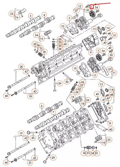 NEW AUDI A4 B7 ENGINE CAMSHAFT ADJUSTER UNIT 079109087N ORIGINAL