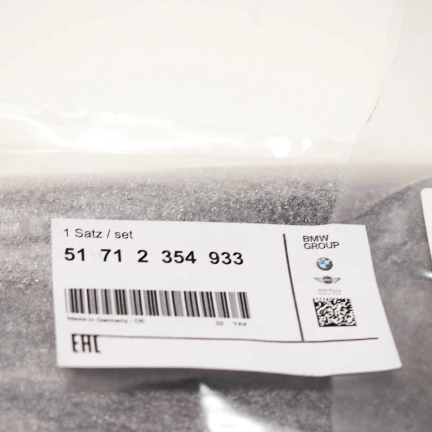 NEW BMW X6 M F86 FRONT LEFT FENDER M ORNAMENTAL GRILLE TRIM 51712354933 GENUINE