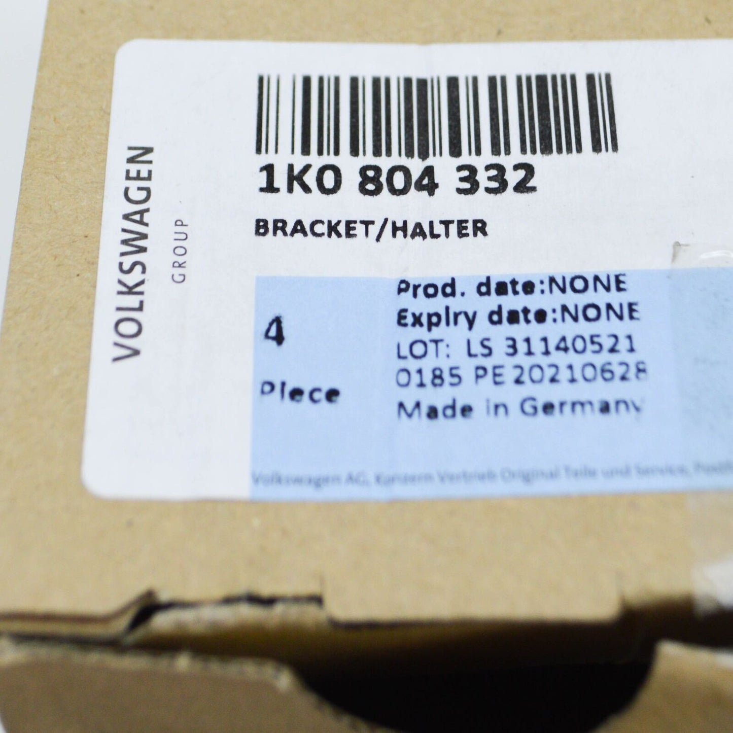 NEW AUDI A3 8P RIGHT FLOOR PAN BRACKET 1K0804332 ORIGINAL